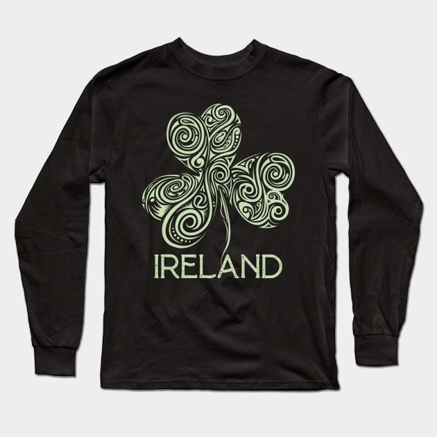 Irish Shamrock Ireland Long Sleeve T-Shirt by ShirtsShirtsndmoreShirts